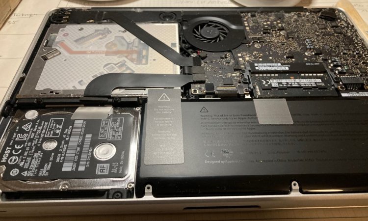 Extraction disque HDD macbook pro 